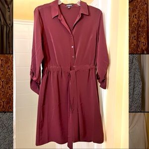 Express Tie-Waist Dress — Never Worn!
